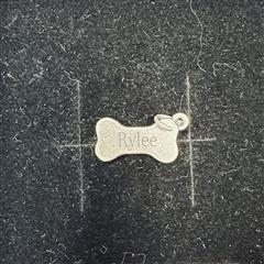 James Avery Engraved Dog Bone Charm